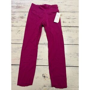 NWT All in Motion Women's Active Leggings Fuchsia Pink XS Moisture Wicking